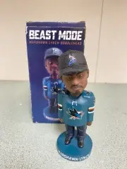 Marshawn Lynch San Jose SJ Sharks Beast Mode Bobblehead NIB 2017 SGA FREE SHIP