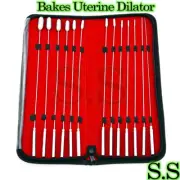 Bakes Rosebud Uterine Dilator 13 Pc Kit With Carrying Case