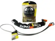 Kryptonite Stronghold 710 7 ft Looped cable NY Chain 1217 5.5 ft w/Disc Lock