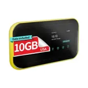 4G LTE Mobile Hotspot with Touch Screen, Ultra-Slim Portable WiFi Router, Con...