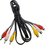 Premium 3RCA Audio Video AV Composite Extension Cable Male to Female M/F Cord 10M 3M 1.5M for DVD TV (3M)