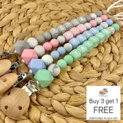 Personalised Dummy Clip - Pacifier Chain - Soother Holder - Baby Binky Band