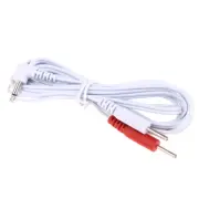 2.5mm Electrotherapy Electrode Lead Wires Cable For Tens Massager Cable 1.5m CR