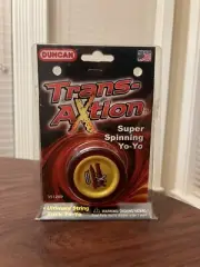 NEW- Duncan Vintage Trans-Axtion Super Spinning Yo-Yo #3512XP Red & Yellow 1998