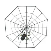 Halloween Spider Decoration Colorful Realistic Spiders Web Toy Prop