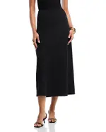Aqua Flared Midi Skirt - Exclusive
