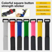 5PCS Fishing Rod Wrap Tie Holder Strap Band Fastener Hook Loop Ties Belt