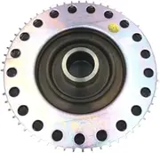 LR078547 Crank Shaft Pulley Compatible For Range Rover Evoque 2012 And Discovery Shenxing 2015 And Second Generation Freelander 2006-2014(Silver)