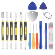 16 in 1 Electronics Repair Tool Kit, Metal Pry Bar Set for Screen