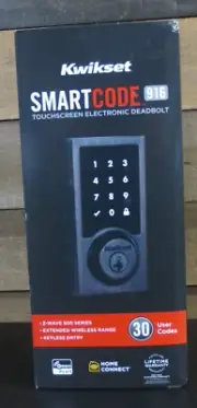 Kwikset SmartCode 916 Z-Wave Smart Lock, Keyless Entry- BRONZE