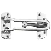 Delf Satin Chrome Security Door Guard