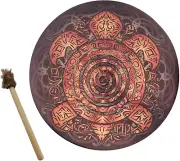 10" Turtle Shaman Drum Tree of Life Decoration Design Handma with Stick Alchemy