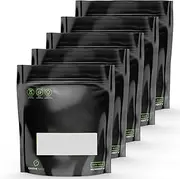 Terploc Grove Bags Pack of 5 for 500 g Sweat and Zip Bags with Moisture Control Weed Humidor Bags with Relative Humidity Between 58 and 62% (5, 500 g)