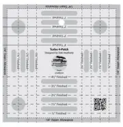 Creative Grids (CGRDH3) Creative Grids USA Creative Grids Turbo 4-Patch Template