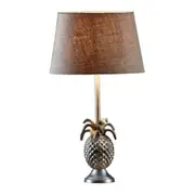 St Martin 1 Light Antique Silver - Brass Pineapple Table Lamp Base Only - ELANK25758AS