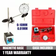 NDI 0-10mm Dial Indicator Gauge With Magnetic Base & 22 Indicator Point Set