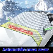 Car Protection Half Cover ThickSnowproof Windshield Sun Shade Car Windshield Hood Protection Cover Anti-Frost Sunshade