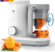 Baby Food Maker Baby Food Processor, Puree Blender Steamer with Reversible Stea