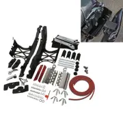 Hard Bag Saddlebag Hardware Black Latch Hinge Lock Kit For Harley Road King 14+