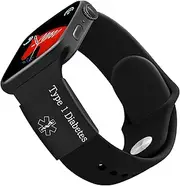 [JunyiDIY] Watch Band Medical ID Tag | Durable Stainless Steel Custom Emergency Identity Tag | Personalized Fitness & Running Medical Alert ID | Secure Medical Identification for Smartwatch Bands YA4313