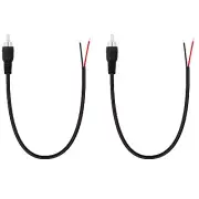 2 Pack Speaker Wire RCA Male Plug Jack Connector Adapter to Bare Wire