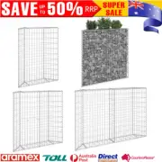 Galvanised Steel Gabion Basket Raised Bed Wall Planter Border Barrier Trapezium