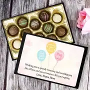 Get Well Soon Gift, Thinking of You, Care Package, Chocolate Box, Chocolate Truf