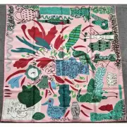 HERMES Hermes scarf silk unused, beautiful condition, boxed