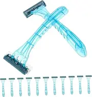 WOONEKY Mini Travel Razor Pcs Single Edge Razor for Women Hair Shaver for Underarm Leg Face Safe Hotel Shave Essentials