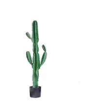[SOGA] Potted Artificial 6 Heads Cactus Plant 120cm in Multi