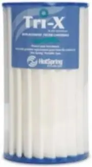 Hot Spring Spas Tri-X Ceramic Cartridge Filter Single 73250, White