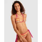 Banana Moon Atoa Liko Sima Chevron Padded Triangle Bikini Set