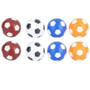 8PCS Mini Colorful Table Soccer Footballs Replacement Balls Tabletop Game MU