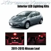 XtremeVision Interior LED for Nissan Leaf 2011-2015 (3 PCS) Red (for: Nissan)