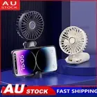 Portable Mini Hand-held Small Folding Desk Fan Cooler Cooling USB RechargeableΨ