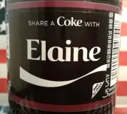 Share A Coke With Elaine 2018 Limited Edition Coca Cola Cherry Zero Bottle