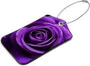 [YTYVAGT] Luggage Tags for Suitcases,Luggage Tag,Backpack Luggage Tags,2-Pc,Purple Rose