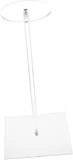CALLARON Clear Acrylic Hat Display Stand Countertop Holder for Baseball Caps Cowboy Hats Wigs Space-saving Design