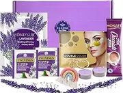 Pamper Gifts for Women, Self Care Package Relaxation Spa Gifts for Her, Hug in a Box Birthday Hampers for Women, Made in UK (Purple)