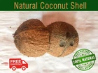 2pcs Coconut Shells 100% Pure Natural Organic Eco-Friendly Ceylon Coconut Shell
