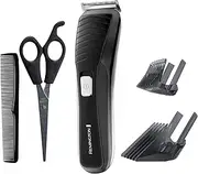 Remington Precision Haircut Kit, HC7110AU, Advanced Blade Geometry, Stainless Steel blades, 2 Adjustable Length Combs, Professional Grooming, Black