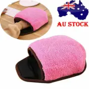 Plush USB Heated Mouse Pad Mousepad Mat Warmer with Wristguard Wrist Rest