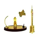 1/80 China Shenzhou 11&Long March 2 Satellite Rocket Alloy Model Toy Gifts