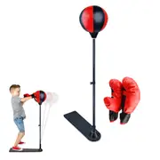 Junior Boxing Set Punching Bag with Adjustable Stand and Gloves