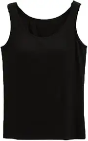 [Hamthuit] Bra Tank Top for Women Push Up Stretchable Camisole Vest Sleeveless Casual Vest
