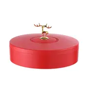 Plastic Divided Dried Fruit Tray Nut Storage Box Snack Storage Case Snacks Tray Candy Case For Party Gathering Serving Snack Box