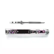 HGLRC RC2 Soldering Iron OLED HD Display Smart Constant Temperature Compatible with TS / T12 Soldering Lron Tips for FPV