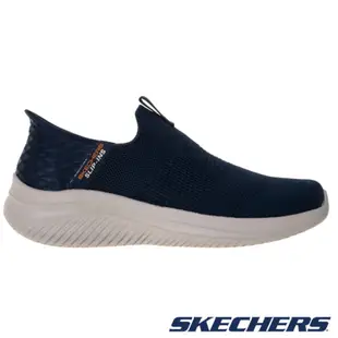 SKECHERS ULTRA FLEX 3.0 寬楦 男 健走 柔軟 輕量 避震 深藍232450WNVY