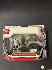 Star Wars Legacy Collection Speeder Bike Scout Trooper Toys R Us Exclusive New