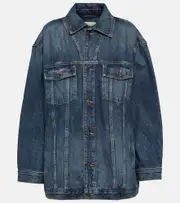 [Nili Lotan] Nili Lotan Adam oversized denim jacket AU 10 blue
